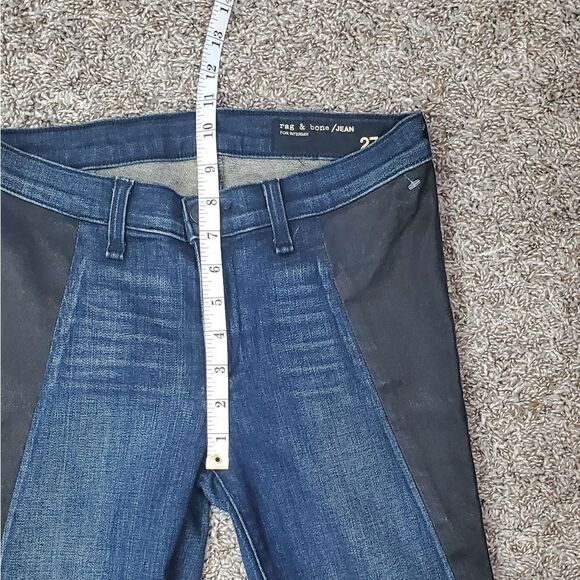 Rag & Bone Denim & Lambs Leather Jeans - Picture 3 of 6